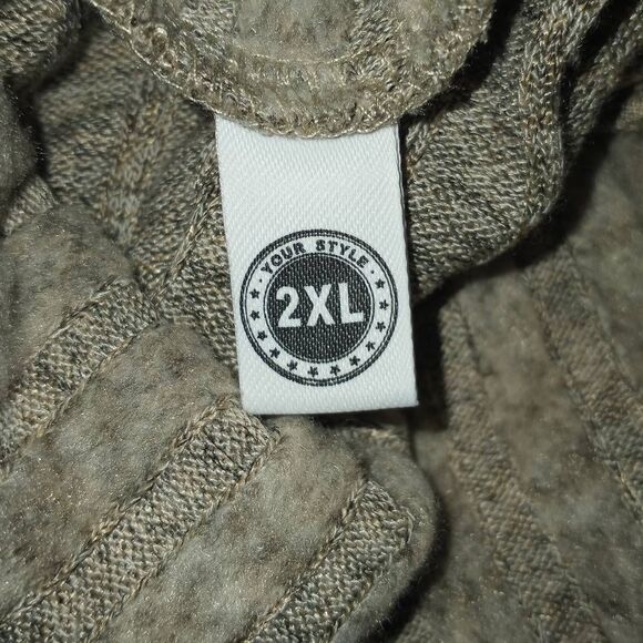 Laolasi Beige Turtleneck Bodysuit Sz.2XL EUC Runs Small. - Picture 5 of 7